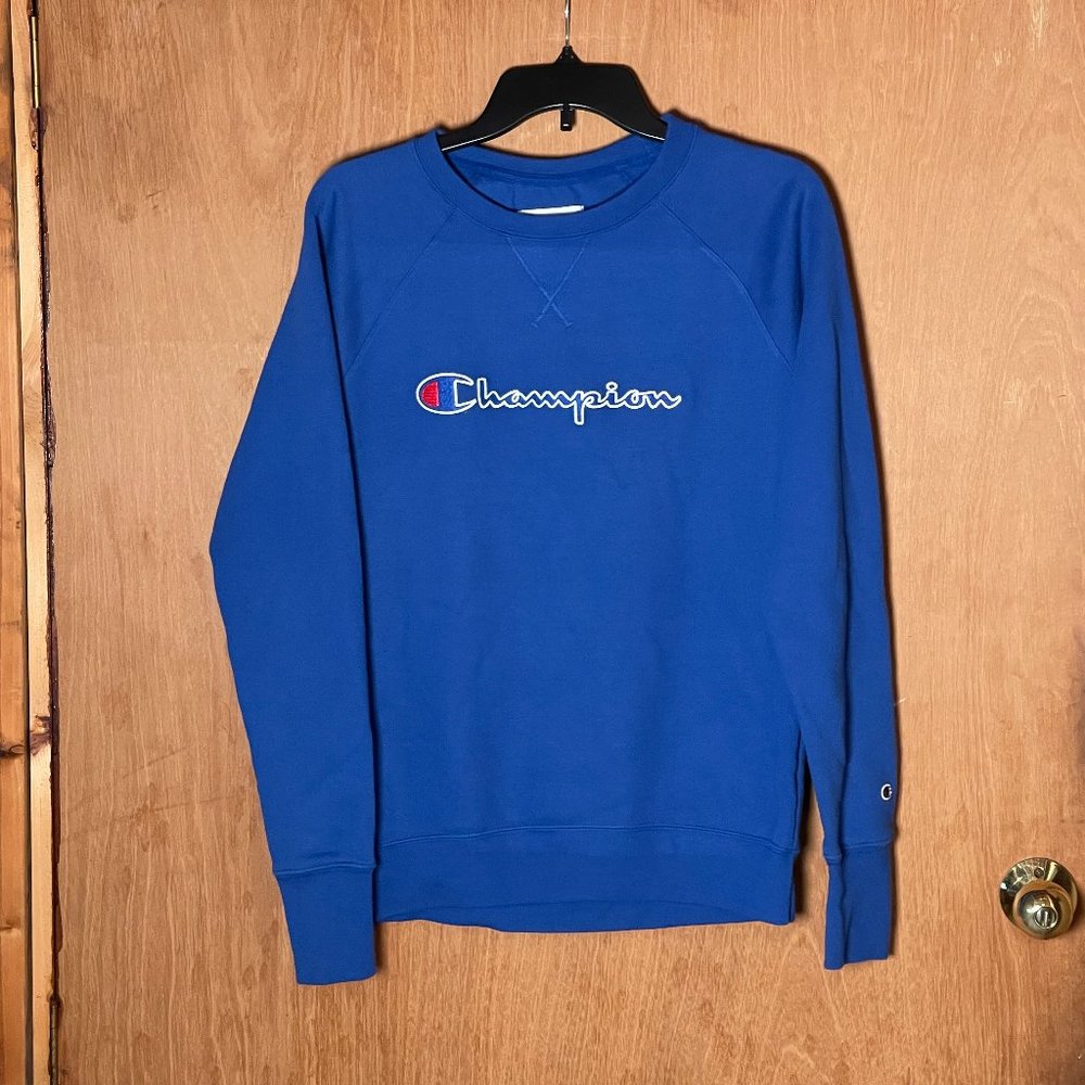 Champion Sweatshirt, Blue, in Small, Womens